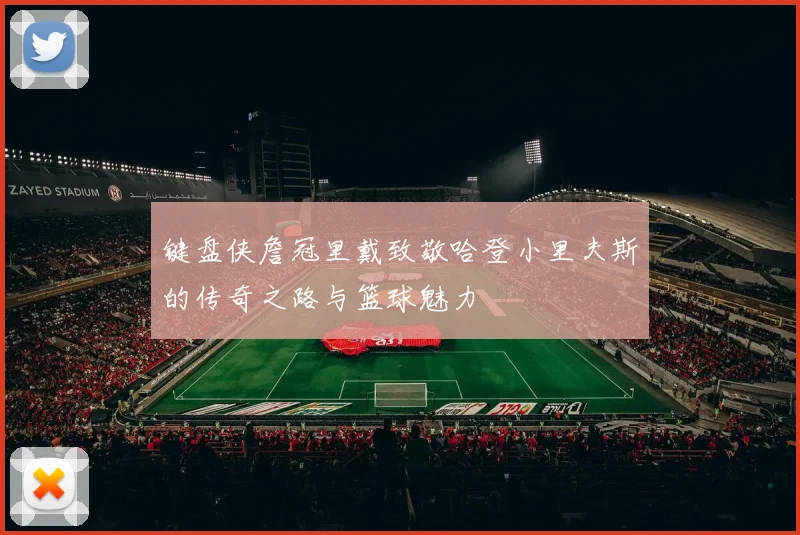键盘侠詹冠里戴致敬哈登小里夫斯的传奇之路与篮球魅力